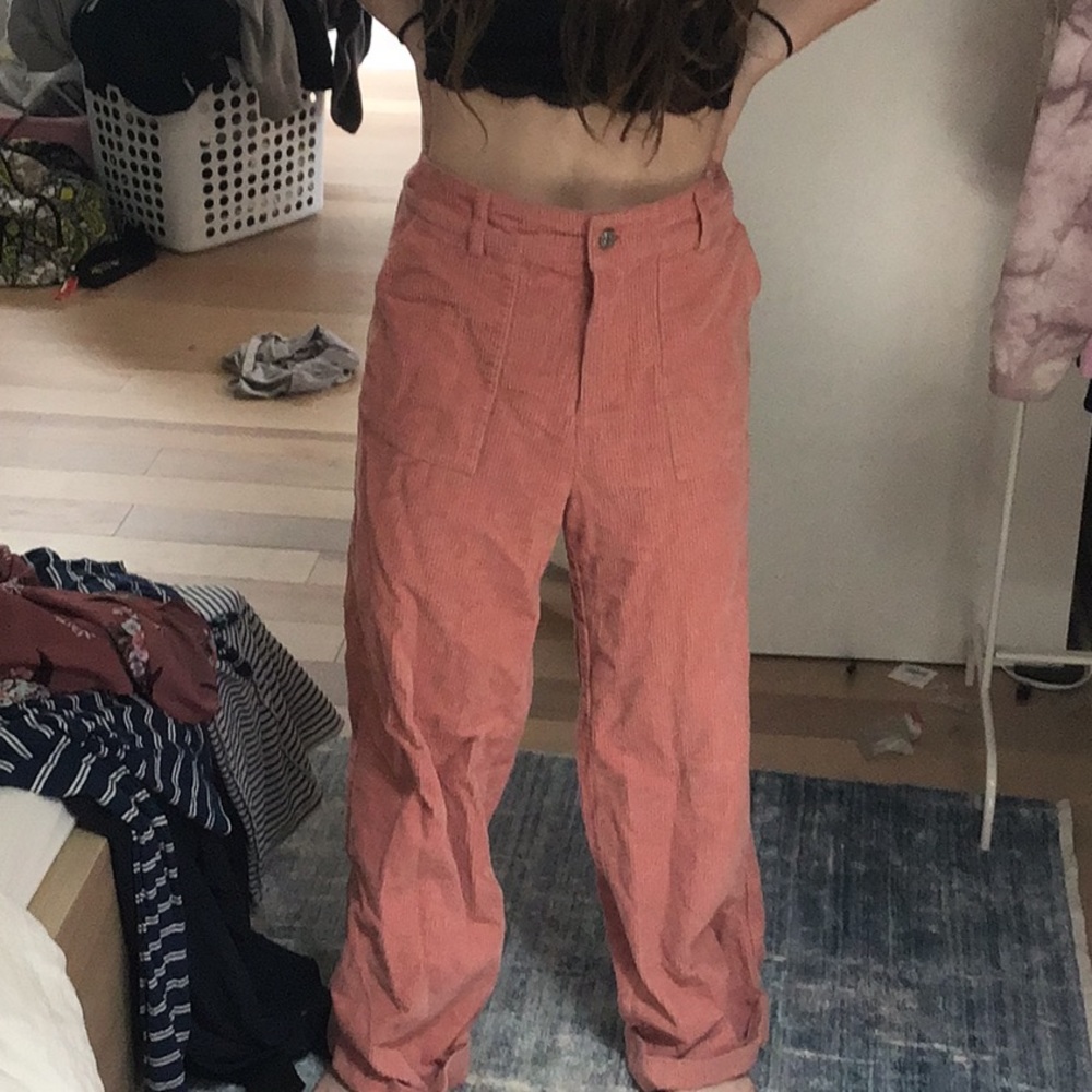 New Pink corduroy pants